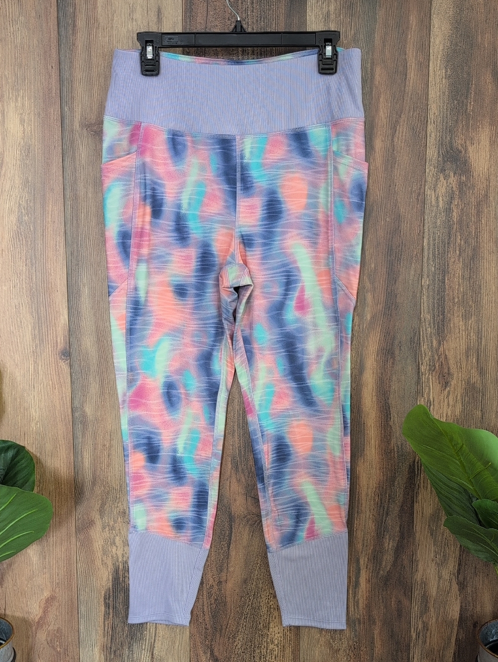 MTA Sport Pastel Tie-Dye Leggings L                  M367